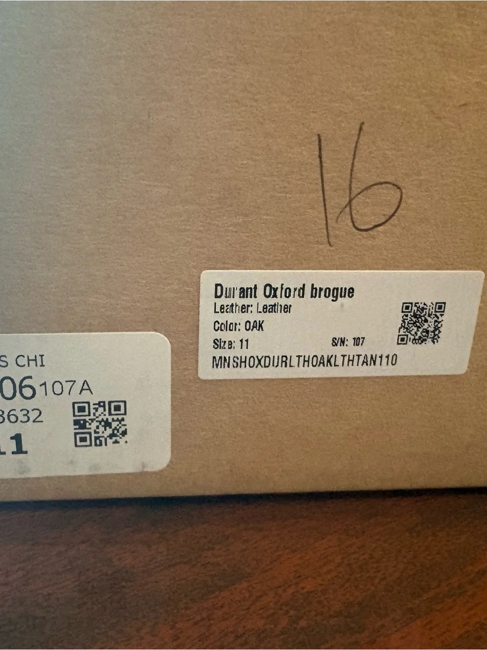 Beckett Simonon Size 11 Durant Oxford